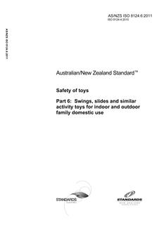 AS/NZS ISO 8124.6:2011