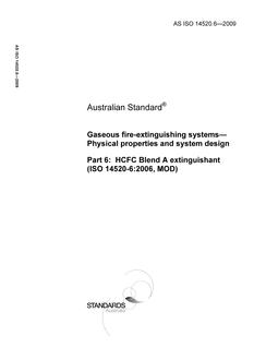 AS ISO 14520.6-2009