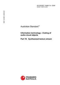 AS ISO IEC 14496.19-2004 AS ISO IEC 14496.19-2004