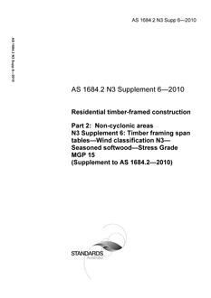 AS 1684.2 N3 SUPP 6-2010 AS 1684.2 N3 SUPP 6-2010
