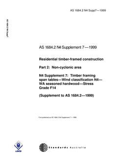 AS 1684.2 N4 SUPP 7 AS 1684.2 N4 SUPP 7