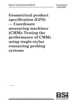 BS DD ISO/PAS 12868:2009 BS DD ISO/PAS 12868:2009