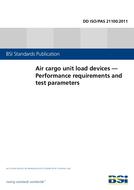 BS DD ISO/PAS 21100:2011 BS DD ISO/PAS 21100:2011