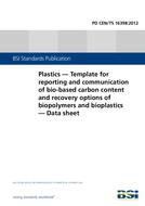 BS PD CEN/TS 16398:2012