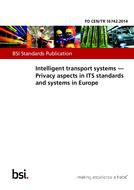 BS PD CEN/TR 16742