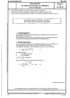 DIN 28127 Supplement 1