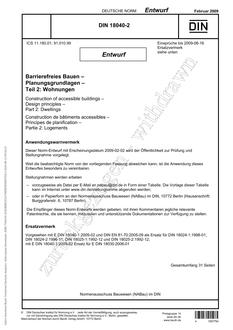 DIN 18040-2 - DRAFT