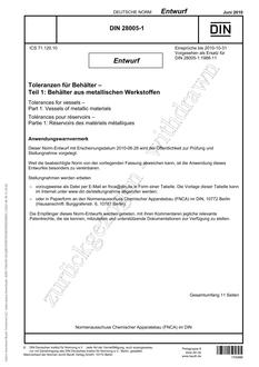 DIN 28005-1 - DRAFT