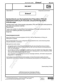 DIN 26057 - DRAFT