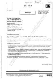 DIN 14151-3 - DRAFT