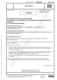 DIN 11864-3 - DRAFT