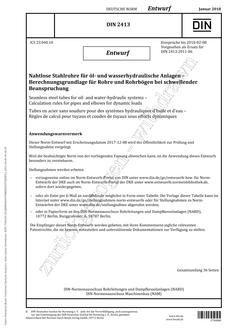DIN 2413 - DRAFT