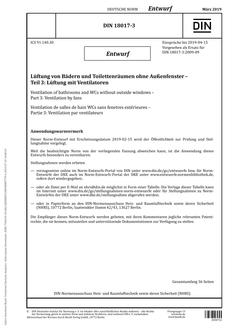 DIN 18017-3 - DRAFT
