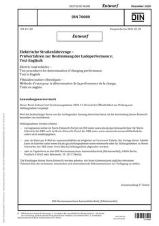 DIN 70080 - DRAFT