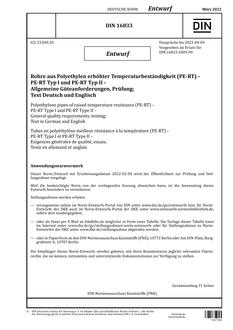 DIN 16833 - DRAFT