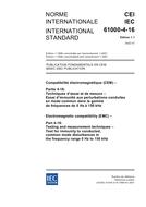 IEC 61000-4-16 Ed. 1.1 b:2002 IEC 61000-4-16 Ed. 1.1 b:2002