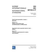 IEC 60745-2-17 Ed. 2.0 b:2003 IEC 60745-2-17 Ed. 2.0 b:2003