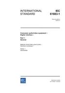 IEC 61883-1 Ed. 2.0 en:2003 IEC 61883-1 Ed. 2.0 en:2003