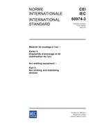 IEC 60974-3 Ed. 1.0 b:2003 IEC 60974-3 Ed. 1.0 b:2003