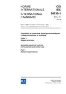 IEC 60730-1 Ed. 3.1 b:2003 IEC 60730-1 Ed. 3.1 b:2003