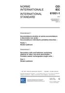 IEC 61951-1 Amd.1 Ed. 2.0 b:2005 IEC 61951-1 Amd.1 Ed. 2.0 b:2005