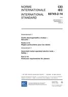 IEC 60745-2-14 Amd.1 Ed. 2.0 b:2006 IEC 60745-2-14 Amd.1 Ed. 2.0 b:2006