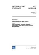 IEC 60371-3-8 Amd.1 Ed. 1.0 en:2007 IEC 60371-3-8 Amd.1 Ed. 1.0 en:2007