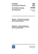 IEC 61828 Ed. 1.0 b:2001 IEC 61828 Ed. 1.0 b:2001