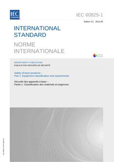 IEC 60825-1 Ed. 3.0 b IEC 60825-1 Ed. 3.0 b