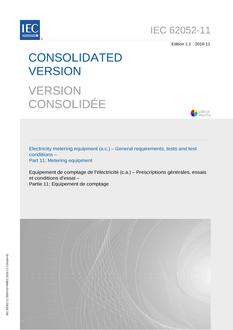 IEC 62052-11 Ed. 1.1 b:2016 IEC 62052-11 Ed. 1.1 b:2016