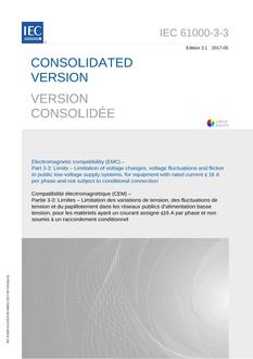 IEC 61000-3-3 Ed. 3.1 b:2017 IEC 61000-3-3 Ed. 3.1 b:2017
