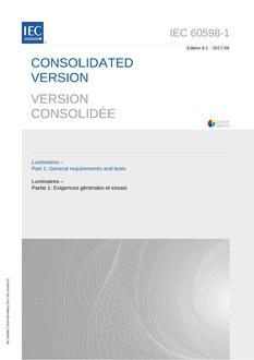 IEC 60598-1 Ed. 8.1 b:2017 IEC 60598-1 Ed. 8.1 b:2017