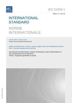 IEC 61558-1 Ed. 3.0 b IEC 61558-1 Ed. 3.0 b