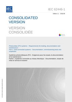 IEC 62446-1 Ed. 1.1 b IEC 62446-1 Ed. 1.1 b