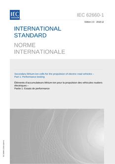 IEC 62660-1 Ed. 2.0 b IEC 62660-1 Ed. 2.0 b