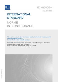 IEC 61300-2-4 Ed. 2.0 b:2019 IEC 61300-2-4 Ed. 2.0 b:2019
