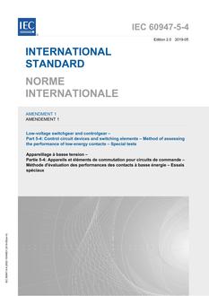 IEC 60947-5-4 Amd.1 Ed. 2.0 b:2019 IEC 60947-5-4 Amd.1 Ed. 2.0 b:2019