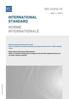 IEC 61810-10 Ed. 1.0 b IEC 61810-10 Ed. 1.0 b