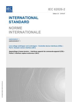 IEC 62026-2 Amd.1 Ed. 2.0 b:2019