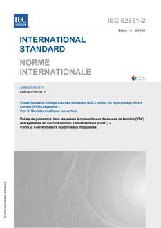 IEC 62751-2 Amd.1 Ed. 1.0 b:2019 IEC 62751-2 Amd.1 Ed. 1.0 b:2019
