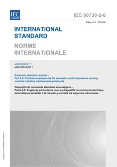 IEC 60730-2-6 Amd.1 Ed. 3.0 b:2019 IEC 60730-2-6 Amd.1 Ed. 3.0 b:2019