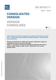 IEC 60728-7-1 Ed. 1.1 b IEC 60728-7-1 Ed. 1.1 b