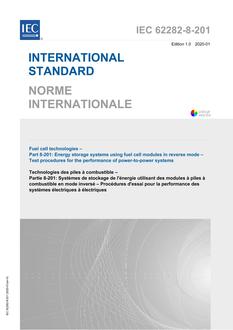 IEC 62282-8-201 Ed. 1.0 b IEC 62282-8-201 Ed. 1.0 b