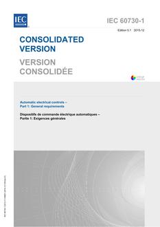 IEC 60730-1 Ed. 5.1 b:2015 IEC 60730-1 Ed. 5.1 b:2015