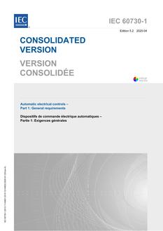 IEC 60730-1 Ed. 5.2 b:2020 IEC 60730-1 Ed. 5.2 b:2020