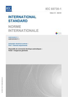 IEC 60730-1 Amd.2 Ed. 5.0 b:2020 IEC 60730-1 Amd.2 Ed. 5.0 b:2020