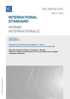IEC 60335-2-81 Amd.2 Ed. 3.0 b:2020 IEC 60335-2-81 Amd.2 Ed. 3.0 b:2020