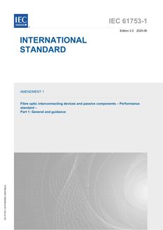 IEC 61753-1 Amd.1 Ed. 2.0 en:2020 IEC 61753-1 Amd.1 Ed. 2.0 en:2020
