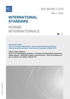 IEC 60794-1-215 Ed. 1.0 b IEC 60794-1-215 Ed. 1.0 b