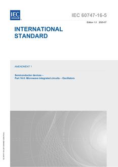 IEC 60747-16-5 Amd.1 Ed. 1.0 en:2020 IEC 60747-16-5 Amd.1 Ed. 1.0 en:2020